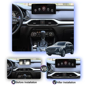 COHO Dviguba Sistema 1920*720 Už Mazda Cx-9 2016-2021 Automobilio Radijo Multimedia Vaizdo Grotuvas, Navigacija, Stereo GPS Android 