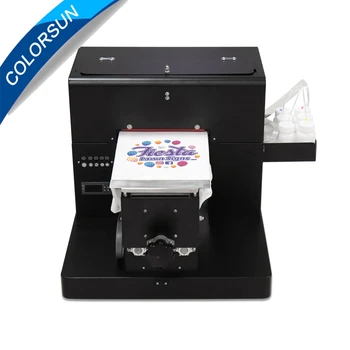 Colorsun Daugiafunkcį A4 dtg spausdintuvas bortinis spausdintuvas A4 marškinėliai spausdinimo mašina Tamsiai šviesios Spalvos marškinėliai su RIP 9.0