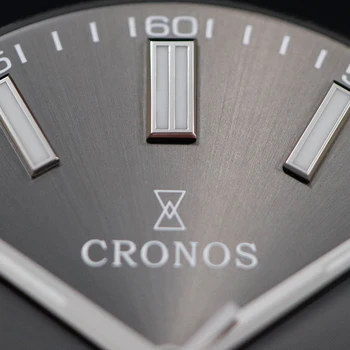 Cronos Prabangūs vyriški Mechaninė Žiūrėti PT500 Judėjimo Automatinis laikrodis Nerūdijančio Plieno Apyrankė PVD 200m Vandeniui Naras Žiūrėti