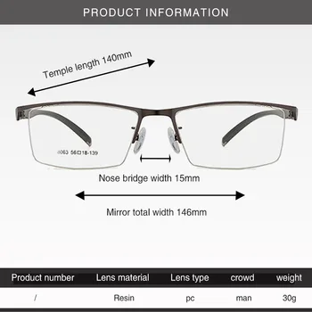 CRSD Anti-Blu-ray Presbyopia Stiklo Atstumo ir Šalia Skaitymo Akiniai, Unisex Multi-focus 