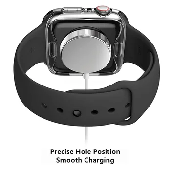 Dangtelis apple Laikrodžių atveju, 44mm/40mm iwatch atveju 42mm/38mm screen protector, bamperis priedai 