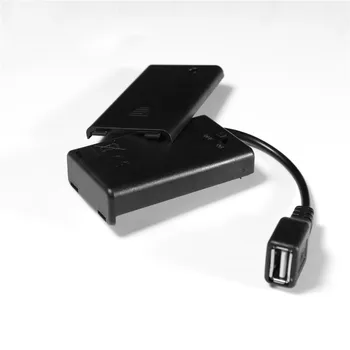 DC4.5V Nešiojamas Mini AAA Baterijos, USB Prievadas, skirtas Pastato Blokas LED Šviesos Juostelės NAUDOTI (Ne Sausųjų Elementų)