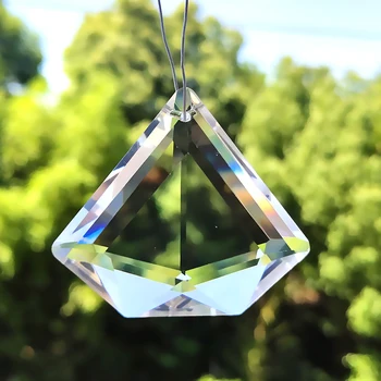 Diamond Crystal Prism Aišku, Liustra, Kristalai, Pakabukai Suncatcher 