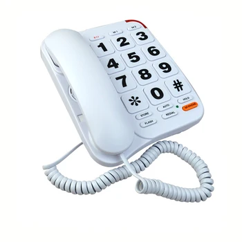 Didelis Mygtuką Corded Phone Reitingo, Hands-Free Dial Atminties Corded Telefonas su Garsiau Tūris, 911 Skubios pagalbos Namuose Fiksuotojo ryšio Telefono