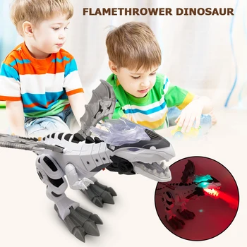 Didelis Purškimo Mechaninė Dinozaurai Su Sparno Animacinių filmų Elektroninių Pėsčiomis Gyvūnų Modelio Dinosaurio juguete Robotas Pterosaurs Vaikams, Žaislai