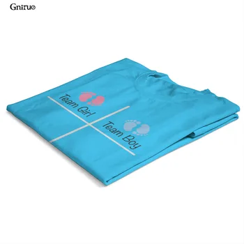 Didmeninė Komanda berniukas ar komanda mergina atskleisti lyčių pasirašymo shirt Mens T-Shirt Essentials Streetwear Kawaii KoreanStyle Mens 98282