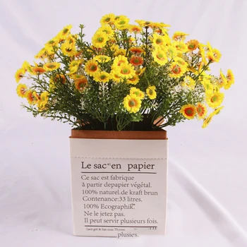 Dirbtinės gėlės 32cm 42 olandijoje chrizantemų daisy kosmosas dirbtinių gėlių sumaišoma ir suderinti netikrą šilko audinio gėlių puokštė
