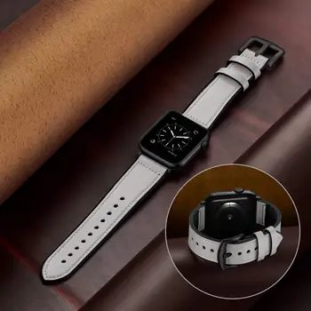 Dirželis Apple watch band 44mm 42mm Prabanga Silikono+Odinis watchband Apyrankę correa iWatch serijos 3 4 5 se 6 juosta 38mm 40mm