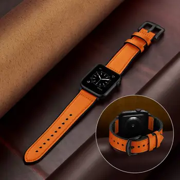 Dirželis Apple watch band 44mm 42mm Prabanga Silikono+Odinis watchband Apyrankę correa iWatch serijos 3 4 5 se 6 juosta 38mm 40mm