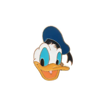 Disney Mickey Mouse Sagė Animacinių Filmų Mielas Ančiukas Donaldas Ženklelis Dažų, Emalio, Segtukai, Animacinių Filmų Akrilo Kuprinė Smeigtukai Metaliniai Sagė