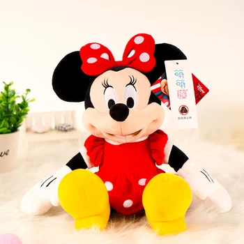Disney Mielas Kawaii Pliušiniai Žaislai Mickey Mouse Minnie Mielas Gyvūnų Įdaryti Lėlės Pp Medvilnės Žaislai, Gimtadienio, Kalėdų Dovana Vaikams Žaislas