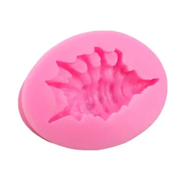 DIY conch shell shape silicone mold cake decoration tool Candle Soap mold cake baking tool