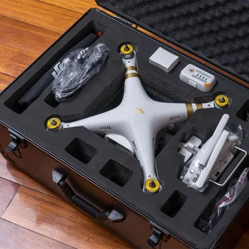 DJI phantom 3/4 standartas apsaugos lagaminą Užsakymą aliuminio korpusą, Ypač Pritaikyti dėžės DJI 3 atveju nėra įskaitant drone