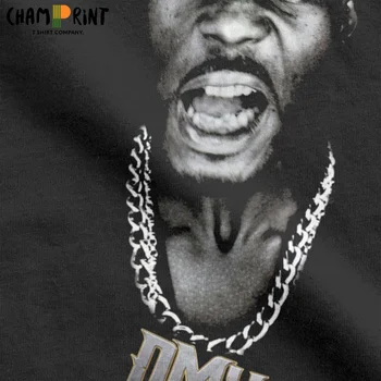 Dmx Rip Reperis Hip-Hop 90s Marškinėliai Vyrams Grynos Medvilnės Nuostabus T-Shirt Crewneck Tees trumpomis Rankovėmis Drabužius, Plius Dydis