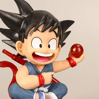 Dragon Ball Z Figura Beždžionių Karalius Sūnus Gokas Anime Duomenys PVC Veiksmų Skaičius, Modelio Surinkimo Papuošalai Kawaii Animacinių filmų Vaikas Žaislą Dovanų