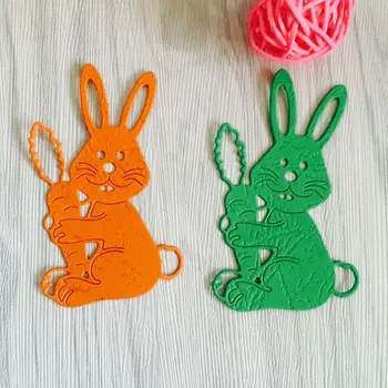 Easter Bunny Rabbit Metalo Pjovimo Miršta Trafaretas 