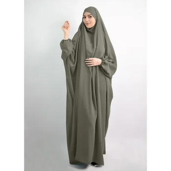 Eid Gobtuvu Musulmonų Moterų Suknelė, Hijab Malda Drabužis Jilbab Abaja Ilgai Khimar Pilnas Draudimas Ramadanas Suknelė Abayas Islamo Drabužius Niqab