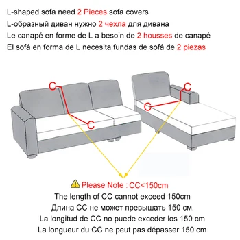 Elastinga Sofa Padengti Kambarį Reguliuojamas Geometrinis sofos Karieta Apima Poilsio, kurių skerspjūvio Sofos Kampe Sofa Slipcover