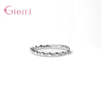 Elegantiškas 925 Sterling Silver Star Žiedas Moterims, Vestuvių, Sužadėtuvių Kubinis Cirkonis Dėti Vieną Ant Kito Piršto Žiedas Papuošalai