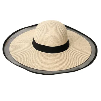 Elegantiškos Skrybėlės Moterims 2021 Mada Moterims Saulės Skrybėlę Vasarą UV Apsauga Sun Šiaudų Skrybėlę Paplūdimio Dangteliai, Paplūdimio Gorras Para Mujer
