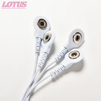 Elektrodo kabelį naują skaitmeninį tempimo terapijos priemonė, elektrodų masažo įrankis cable plug 2.5 mm 4-way