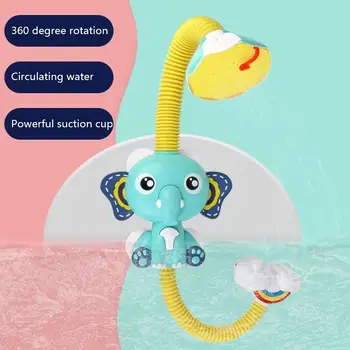 Elektros Dramblys Vandens Purškimo Vonios Žaislai Vaikams Kūdikių Vonios Kambarys, Vonia Maišytuvas Dušo Žaislai Stipri Siurbimo Taurės Vaikų Vandeniu Žaidimą