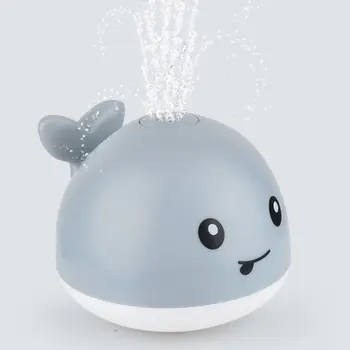 Elektros Indukcijos Vandens Srove Banginio Formos Elektros Žaislas Su Šviesos Ir Muzikos Kūdikių Išskirtinį Vonios Žaislas