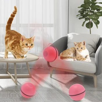 Elektros Katė Kamuolys USB Smart Šokinėja Magic Roller Ball Katė LED Geležinkelių 