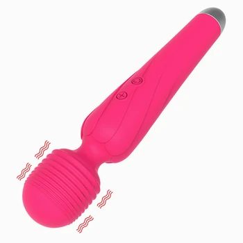Erotinis AV Vibratorius Magic Wand Makšties Klitorio Stimuliatorius USB Vibracija Sekso Žaislai Moterims, G Spot Dildo Masturbator Sexo Parduotuvė