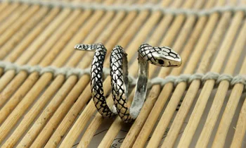 Europos ir Amerikos vintage papuošalai gyvatės žiedą papuošalai žiedas