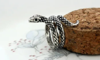 Europos ir Amerikos vintage papuošalai gyvatės žiedą papuošalai žiedas