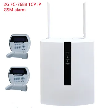 FC-7688 Plius Laidinio Pramonės Signalizacijos TCP IP Signalizacijos 2G GSM Apsaugos Signalizacijos Darbai su 96 Laidinio Zonos Jutiklis Namų Signalizacijos Sistema