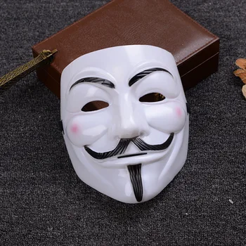 Filmo Cosplay V for Vendetta Hakeris Kaukė Anonimas Guy Fawkes Helovinas Kalėdų Vakarėlį Dovana Suaugusiems, Vaikams, Filmas Temą Kaukė