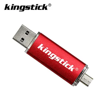 Geriausia Pardavimo OTG USB Flash Drive key usb 2.0 stick 64G otg pen ratai Išmanųjį telefoną Pendrive 4g, 8g 16g 32g 128G saugojimo įrenginiai