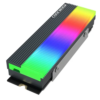 GPU Vandens Aušinimo Sistema Waterblock CM-M7S ARGB SSD Aušintuvo Heatsink M. 2280 2 Kietojo Standžiojo Disko Radiatoriai