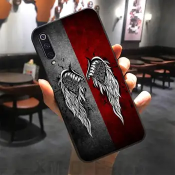 Gražus Angelas Sparnų Spalvinga Telefoną Atveju Xiaomi Redmi Pastaba 7 8 9 9s Pro Coque Silikono Coque Dangtis