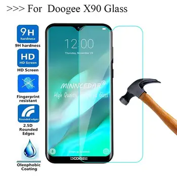 Grūdintas Stiklas Doogee X90 Screen Protector cover nuo Sprogimo apsaugotus Mobiliojo telefono Filmas Doogee X90 Atveju