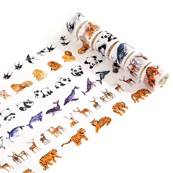 Gyvūnų Washi Tape 30mm Pločio Ir 2 Metrų Ilgio Mielas Dekoratyvinis Maskavimo Juosta Scrapbooking Žurnalų Planuotojai 