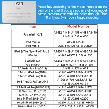 Gėlės Meno iPad 4 Oro Atveju, Mini 5 Pro 11 2020 m. Pieštukas Turėtojas 7-osios, 6-osios Už Funda ipad 8 Kartai Atveju Oro 2 Dangtis