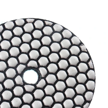 HEDA 7pcs/set 4 colių 100mm lankstus diamond sauso poliravimo diskai, šlifavimo diskai, poliravimas marmuro, granito poliravimo staklės, diskai