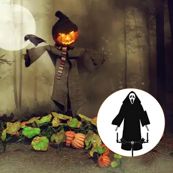 Helovinas Ghostface Kaliausė Apdailos Unikalus Kūrybinis Baisu Kabinti Ghostface Kaliausė Dekoracija Sode Ir Kieme Medis