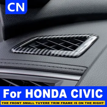 Honda Civic 2016-2020 ABS Priekiniai Mažas Oro Sąlygos Išleidimo Angos Rėmo Lipdukas Interjero Apsaugos Automobilis-Optikos Reikmenys