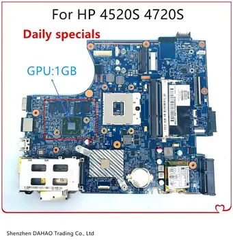 HP Probook 4520S 4720S Nešiojamas plokštė 633551-001 48.4GK06.0SD HM57 PGA989 DDR3 HD6370 1GB Aukštos kokybės Visiškai išbandyta