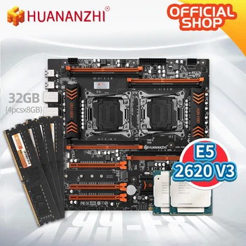 HUANANZHI X99 F8D X99 Plokštė Intel Dual su 