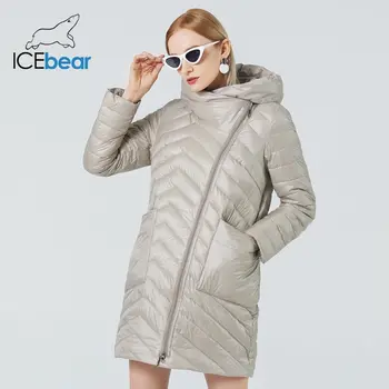 ICEbear 2021 Moterų pavasario striukė kokybės moterų kailis mados moterų parko prekės ženklo drabužių GWC20299D