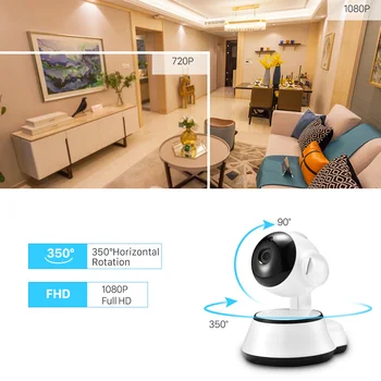 IP Kamera HD 1080P Debesis Smart Home Belaidžio Intelligent Auto Stebėjimo Žmogaus Stebėjimo kameros stebėjimo kamerų Tinklo Kameros Wifi