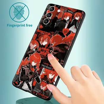 Išmaniojo telefono Atveju, Samsung Galaxy S20 FE S21 Ultra S9 S10 Plius Lite S10e Galinį Dangtelį Funda Maišelį Genshin Poveikio Anime