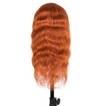 Išpuoselėtas Žmogaus Plaukų Perukai Moterims, Rožinė Bob Perukas Su Kirpčiukais Orange Remy Brazilijos Plaukų Perukai Kūno Banga Trumpas Žmogaus Plaukų Perukai