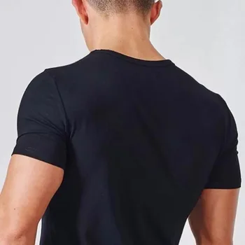 J1496-fitneso Treniruotės vyrams trumpomis rankovėmis marškinėliai vyrams šilumos raumenų kultūrizmo dėvėti suspaudimo Elastinga Slim naudotis drabužiai