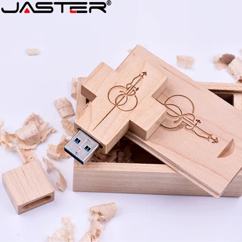 JASTER medinis Kryžius USB + box USB Flash Drive, memory stick pendrive 8GB 16GB 32GB 64GB 128GB Flashdrive LOGOTIPĄ bažnyčia dovana
